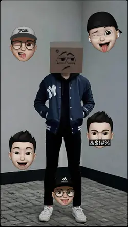 stiker bisa di geser