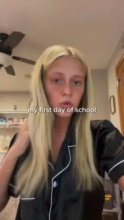 my 1st day of school