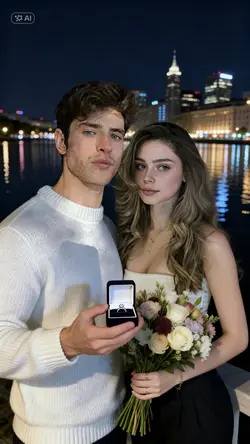 Couple photo collage