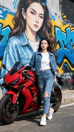 AI trend graffiti