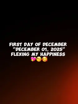 First day of Decembe