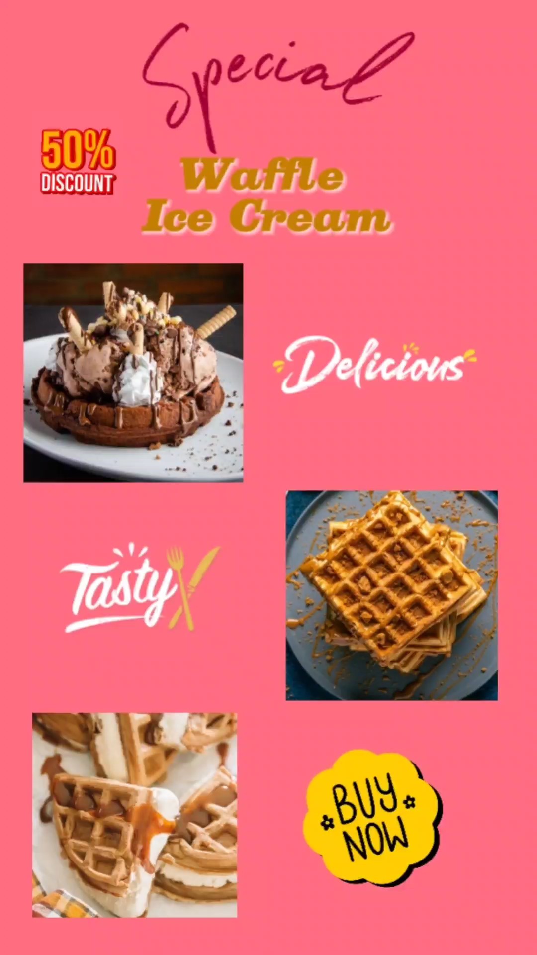 Helado De Gofres