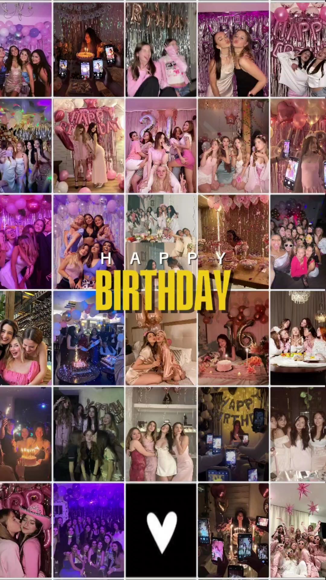 Birthday template