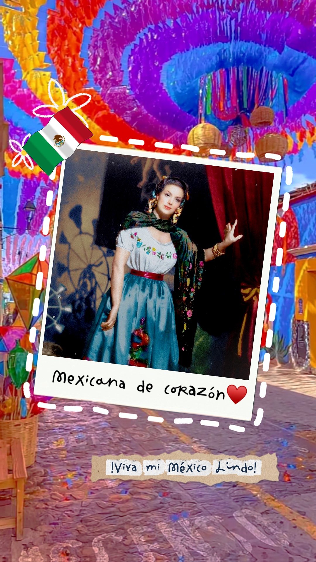 Viva México Polaroid