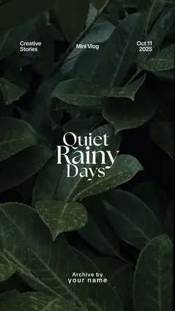 Rainy Days Aesthetic