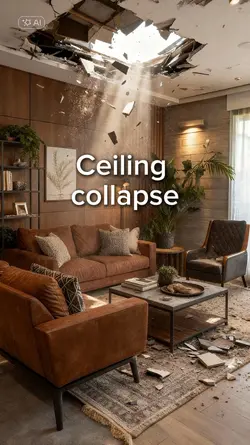 Ceiling collapse