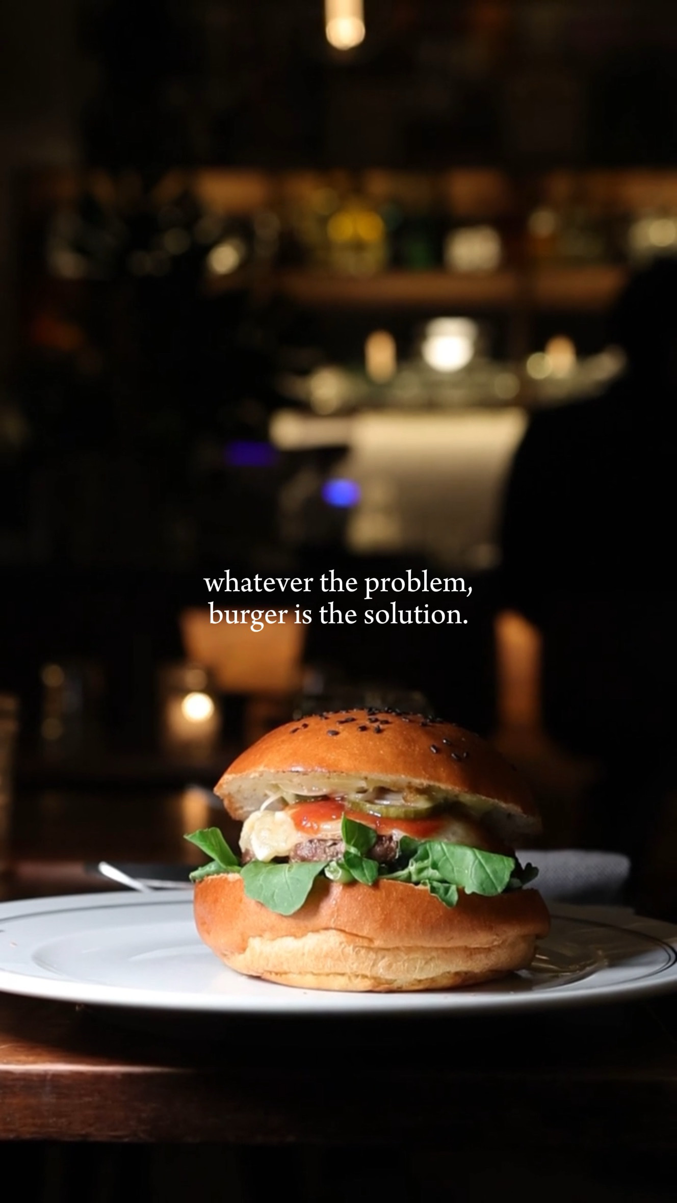 La hamburguesa es la solución
