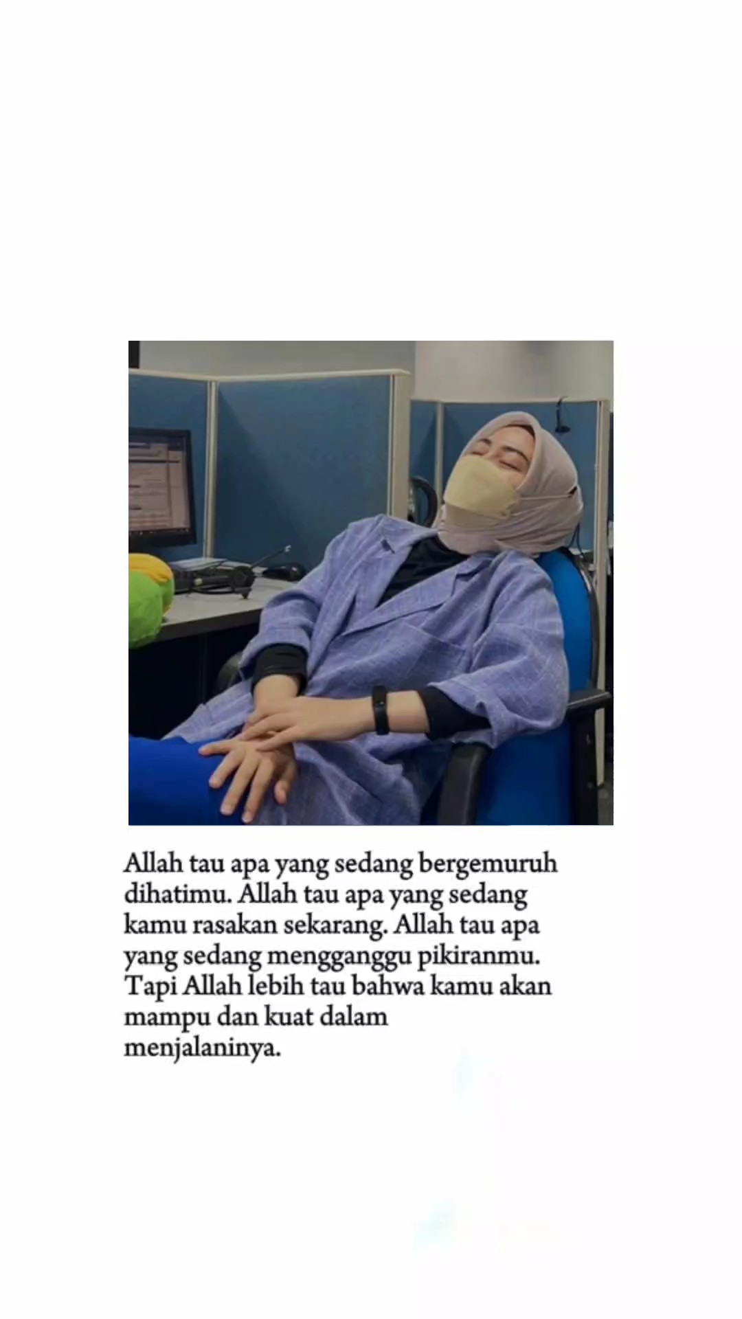 Allah tau km kuat