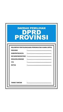 Caleg DPRD Provinsi