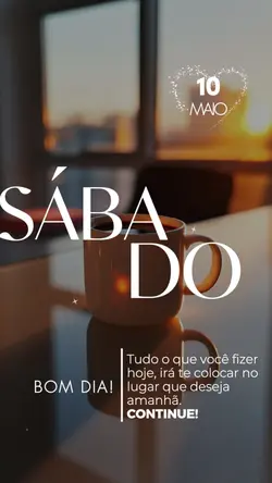 Bom dia Motivação 