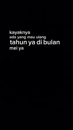 ad yg ultah ni mei