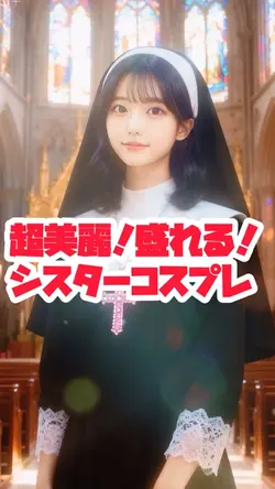 超美麗✨✨シスターコスプレ✨