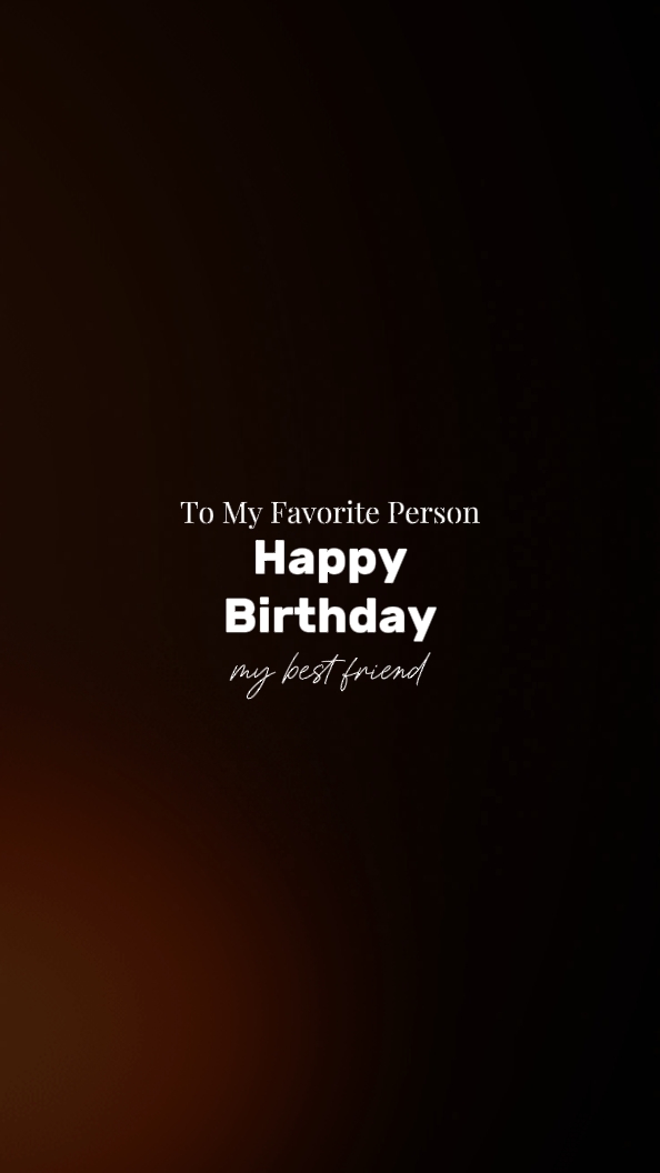 Feliz Aniversário bbf