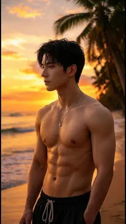 khoe 6 múi phong bạt