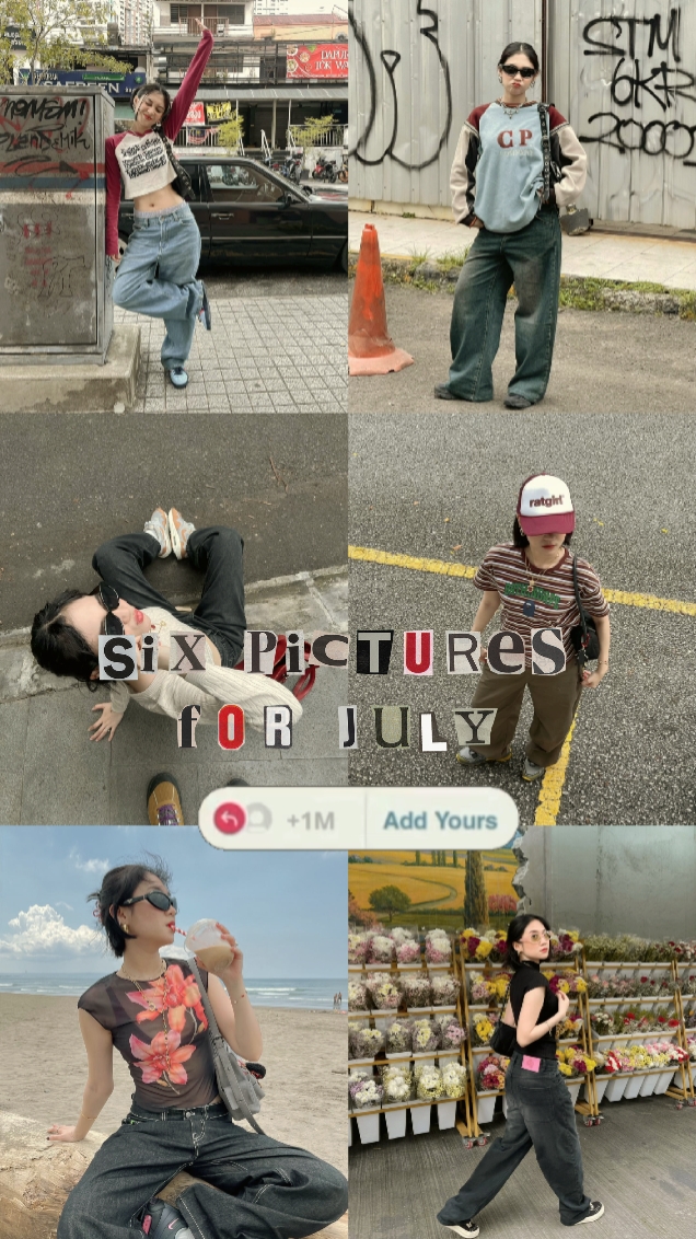 Sechs Bilder vom Juli