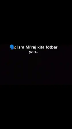 Isra Mi'raj fotbar 