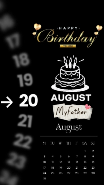 B Day Dad20August