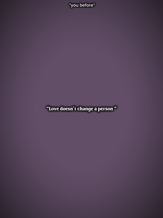L'amour ne change pas 