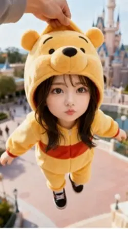 ちょっと離さないでよ〜くまさん風🧸🏰AI