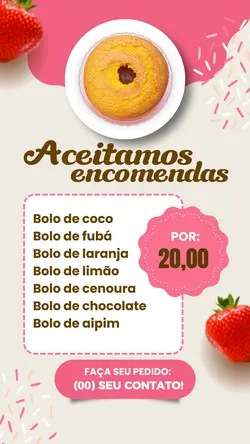 Bolos Caseiros