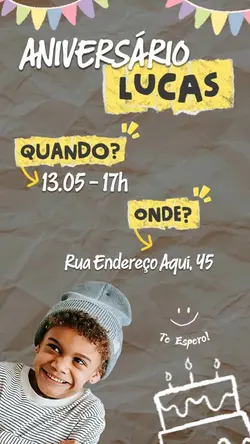 Convite Aniversario