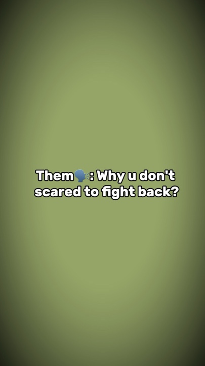 fight back?
