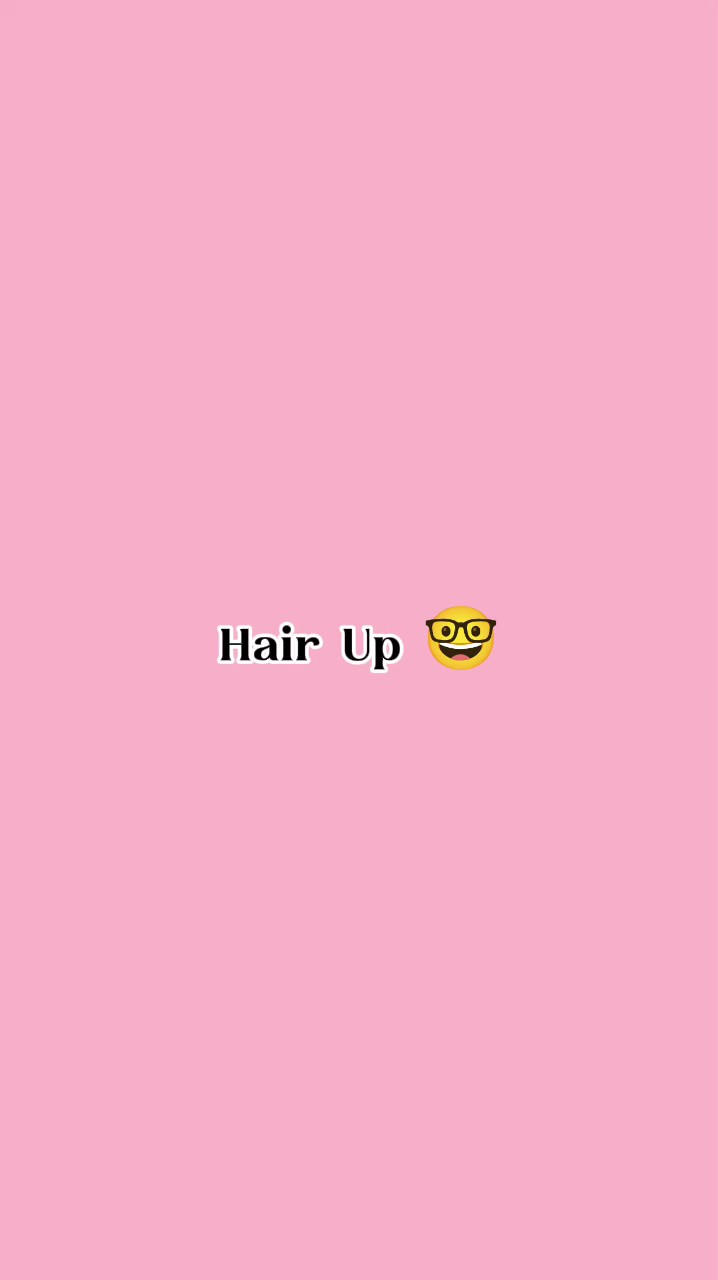 hair up