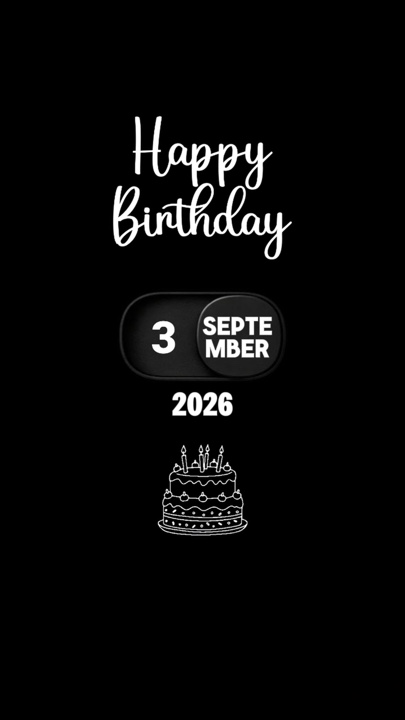 BIRTHDAY 3 SEPTEMBER