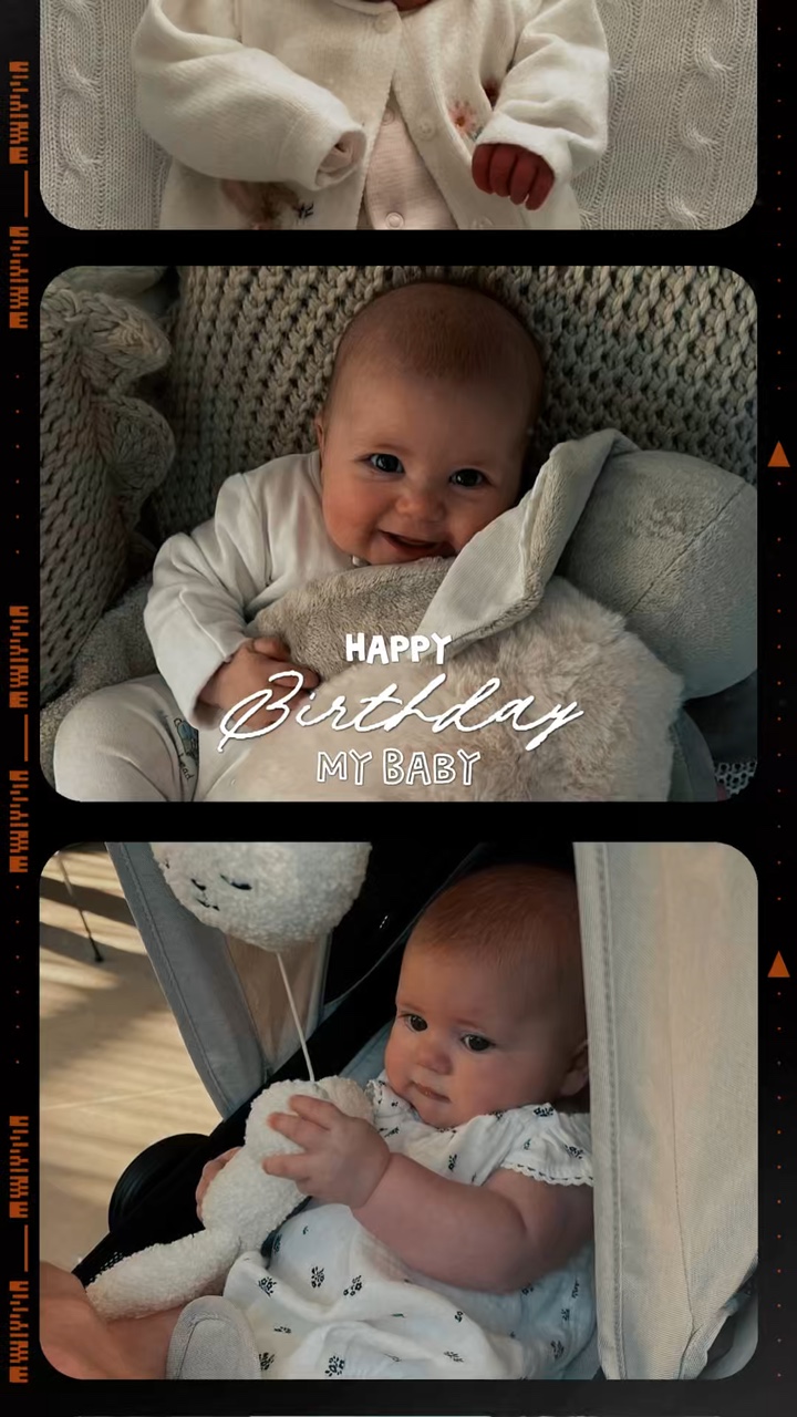 Défilement de film d'anniversaire