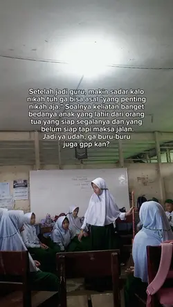 Setelah jadi guru