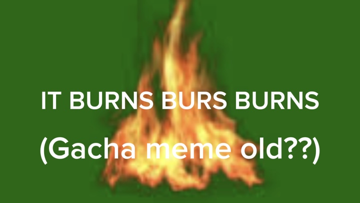 IT BURNS BURNS BURNS