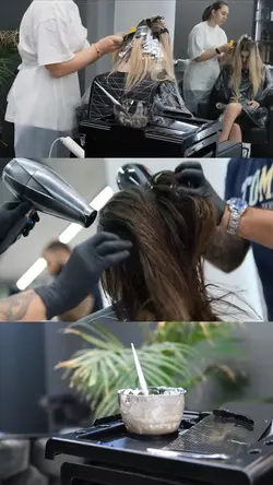 Cabelo mechas liso