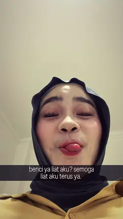 benci ya liat aku? 