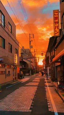 sunset jepang 