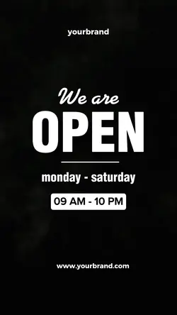 Story : we are open