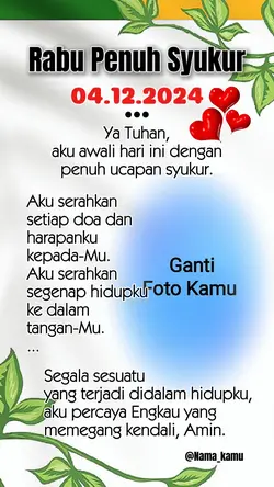 Rabu Penuh Syukur
