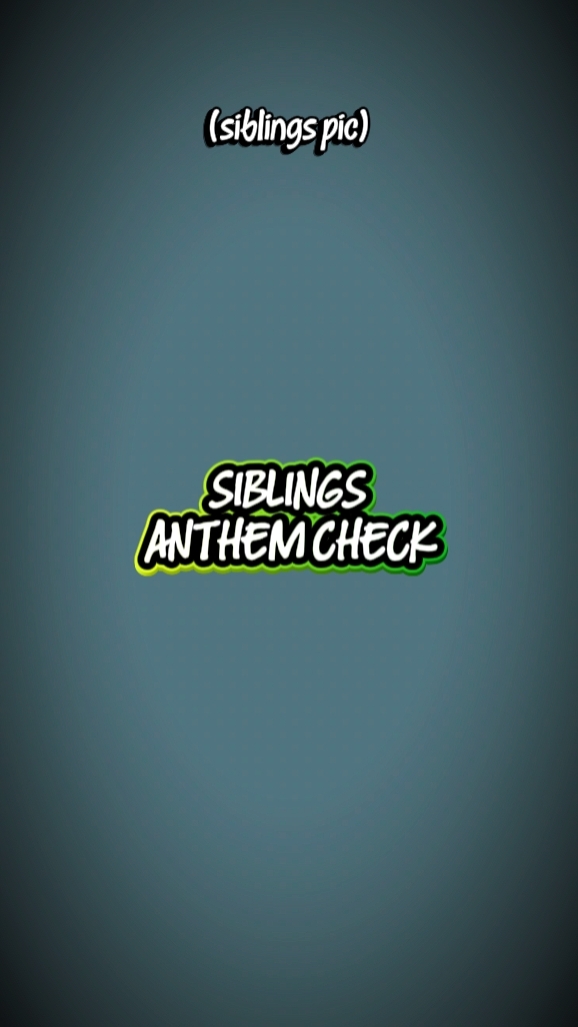 Trend GeschwisterAnthem