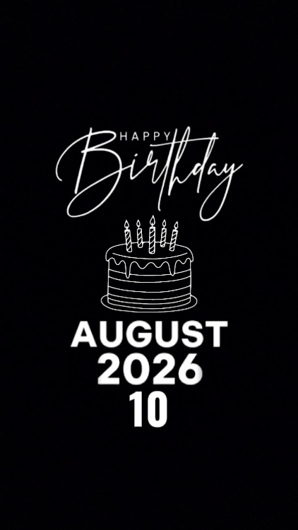 BDAY BROTHER AUGUST