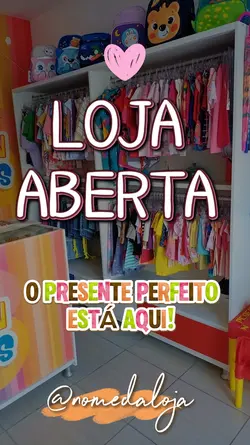 loja aberta infantil