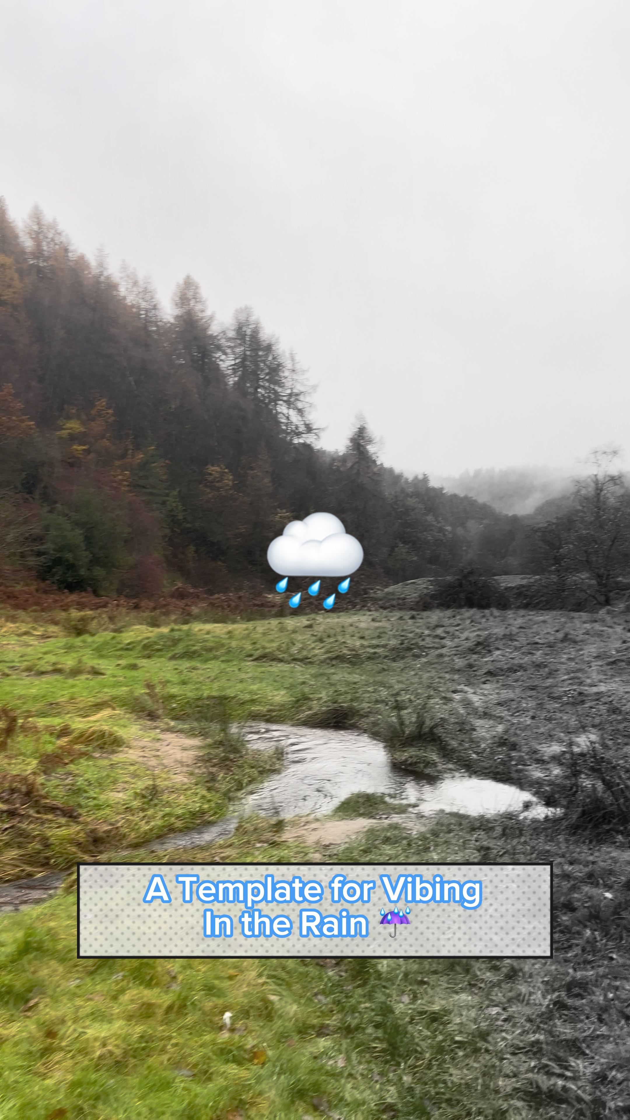 Modelo de dia chuvoso 🌧️