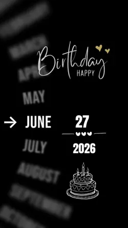 HBD 27 JUNE