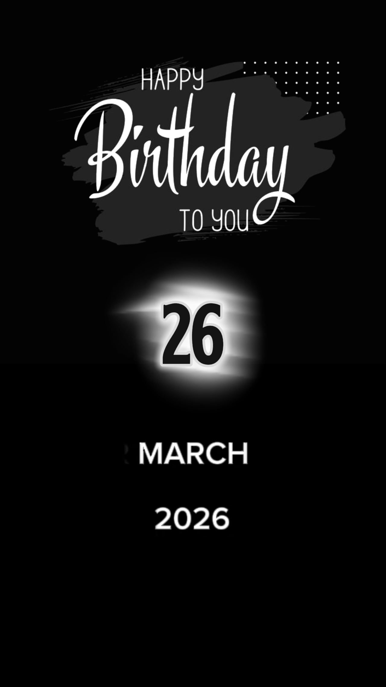HBD 26 mars