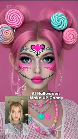 AI Halloween Makeup