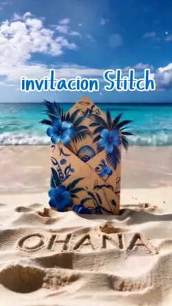 invitación Stitch 