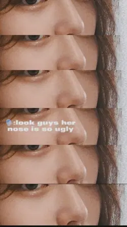 her nose. ver