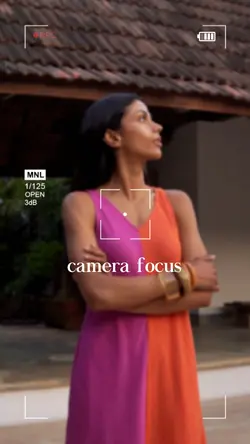 Camera focus fashion