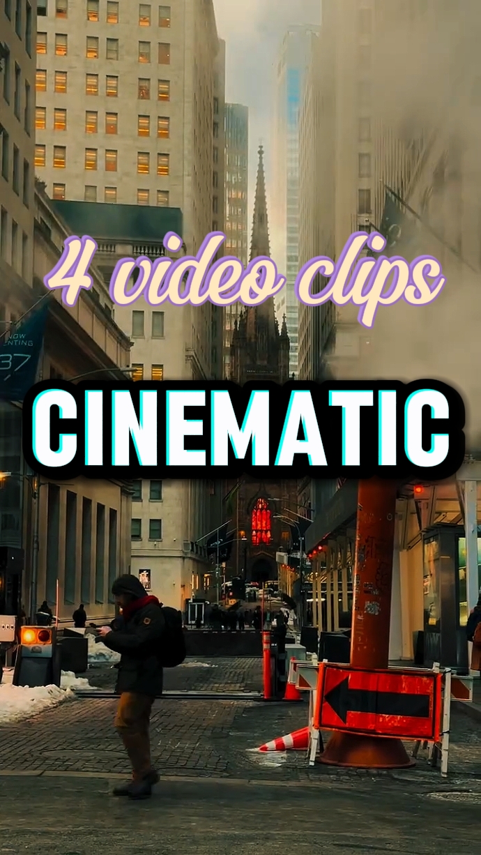 4 clips cinématiques