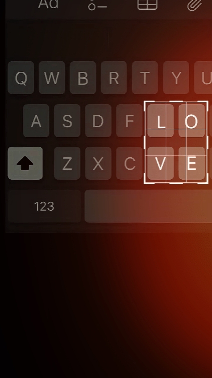 Me encanta la tendencia del teclado.