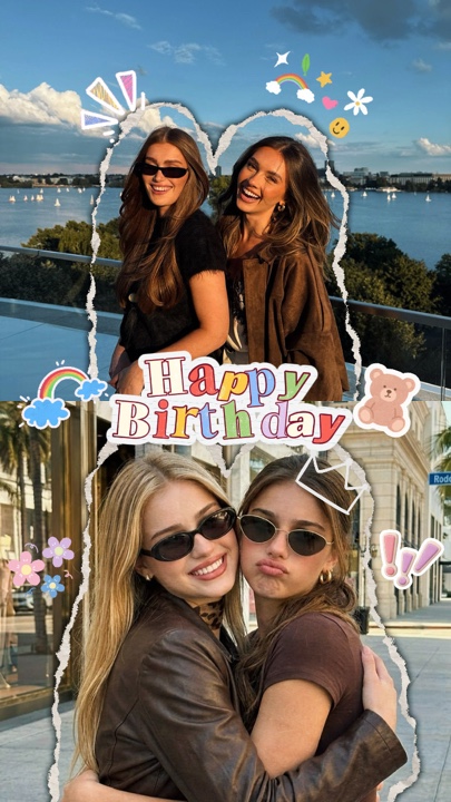 bday collage 