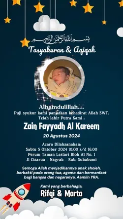 Undangan Aqiqah